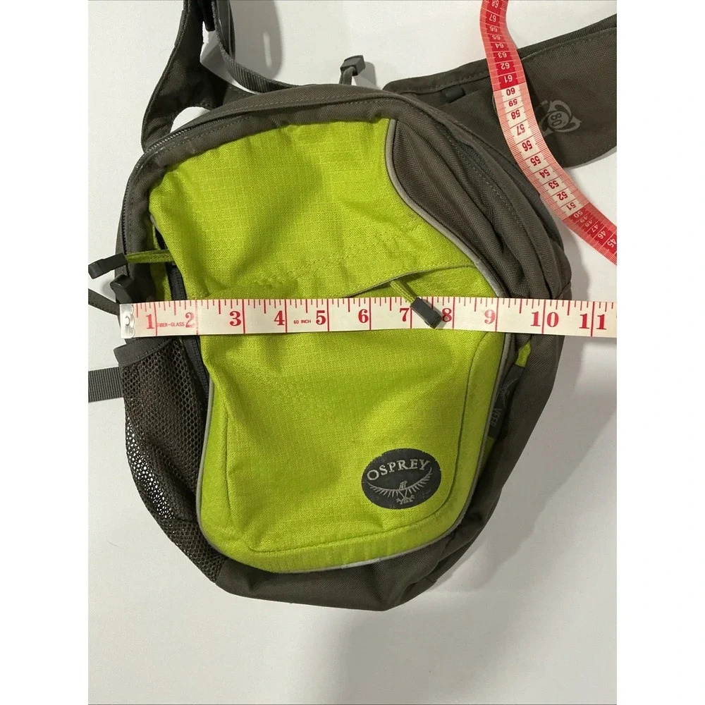Osprey Veer Vertical Shoulder Bag Backpack Sling Messenger Crossbody, Green